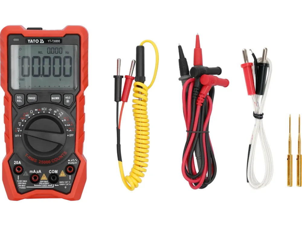 MULTIMETRU DIGITAL RMS, AFISAJ LCD 25000