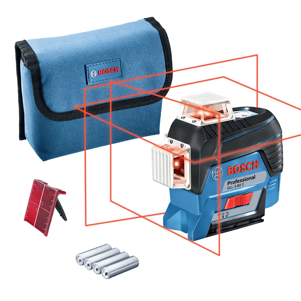 Nivel cu laser Bosch GLL 3-80 C
