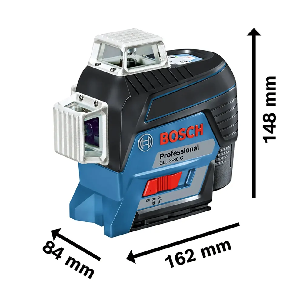 Nivelă laser Bosch GLL 3-80 C PRO 12V