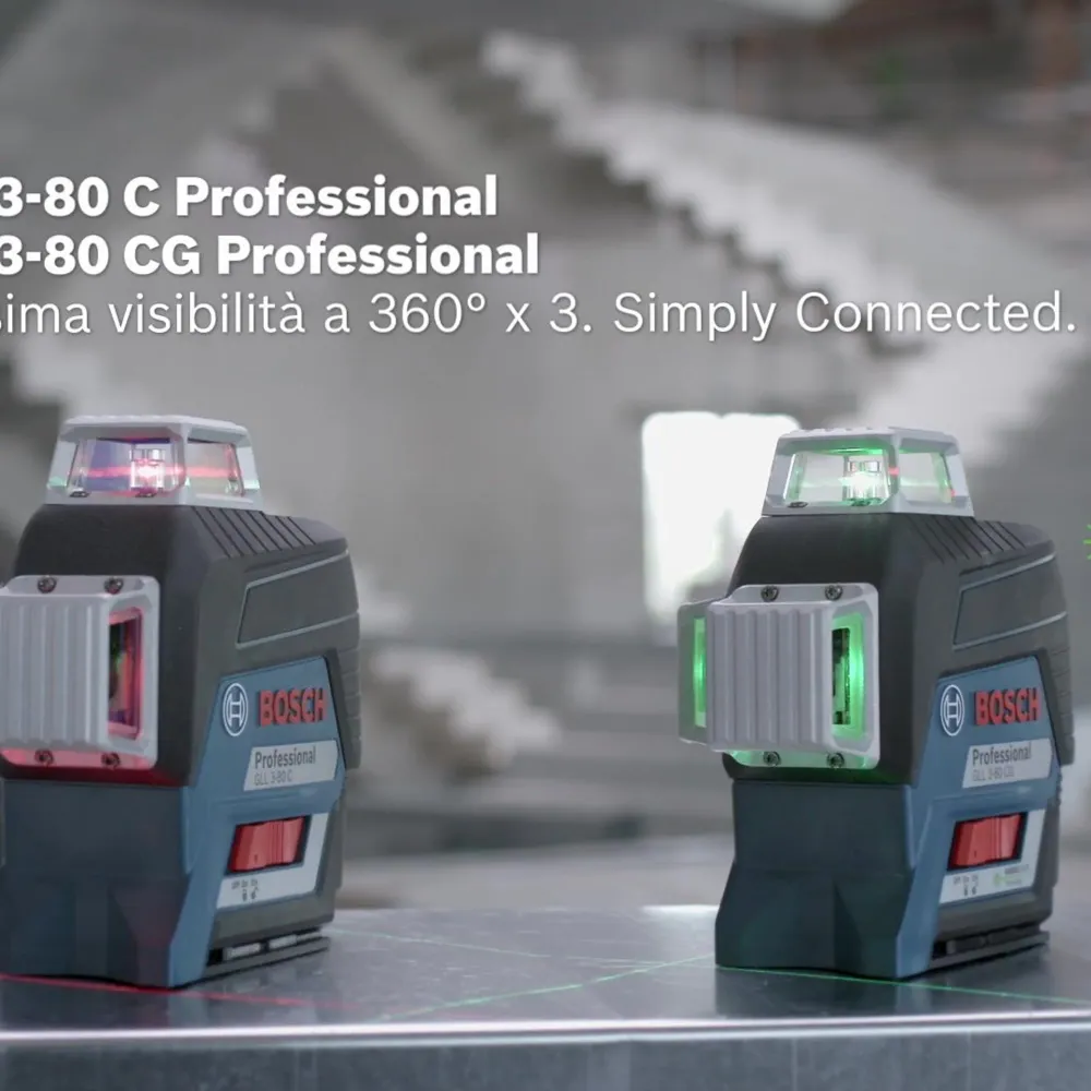 Nivelă laser Bosch GLL 3-80 C PRO 12V