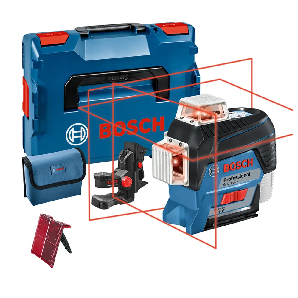 Nivelă laser Bosch GLL 3-80 C PRO 12V