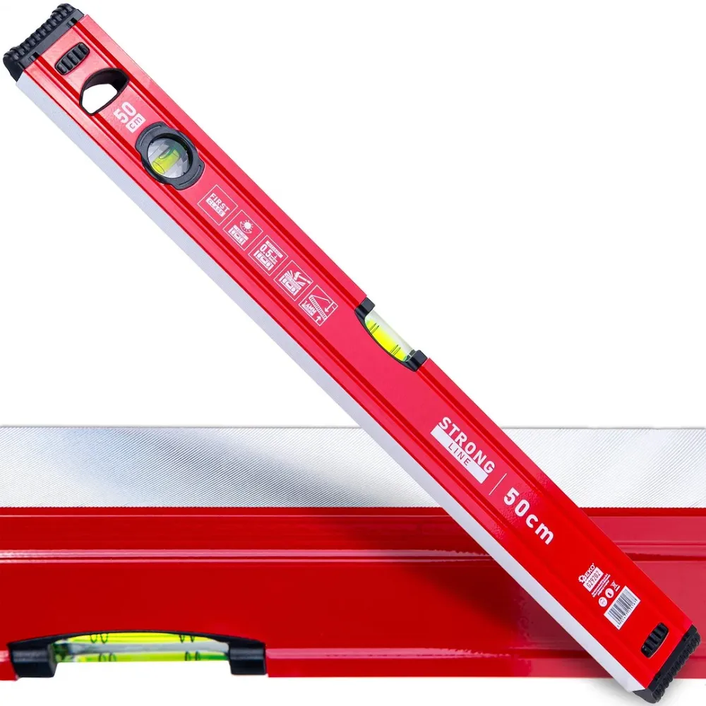 Nivela de aluminiu cu bula Strong Line, 500 mm, Geko G29202