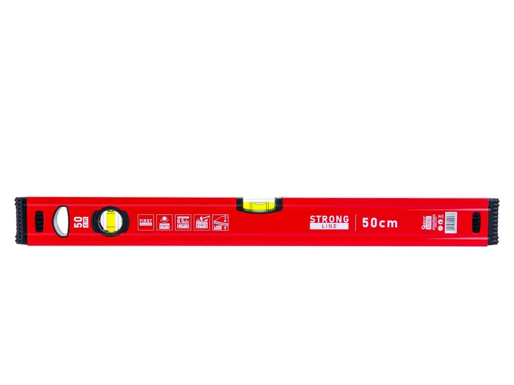 Nivela de aluminiu cu bula Strong Line, 500 mm, Geko G29202