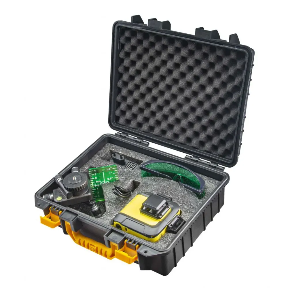 Nivela laser 3D 360°, raza verde, 3 linii, autonivelare, Topmaster 279906