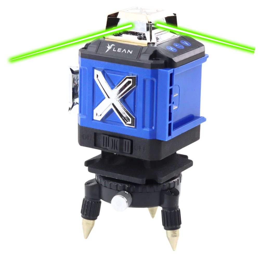 Nivela laser 4 D cu 16 linii, albastru, Lean 26585