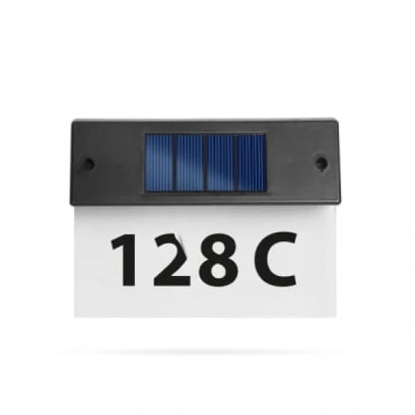 Numar de casa solar cu led