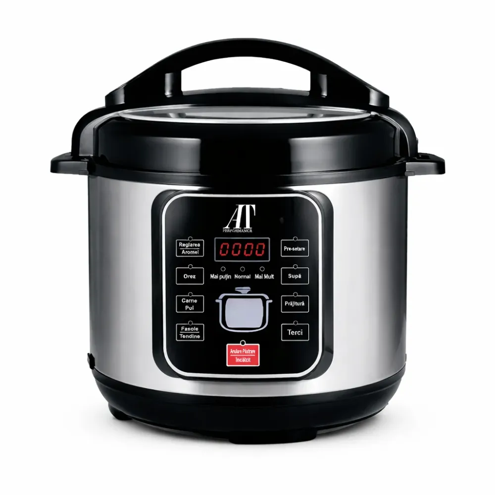 Oală Electrică sub Presiune AT Performance AT-2031, 6L, 1200W, Multifuncțională