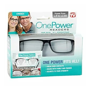 Ochelari pentru citit cu dioptrii variabile, +5/+2.5 One Power