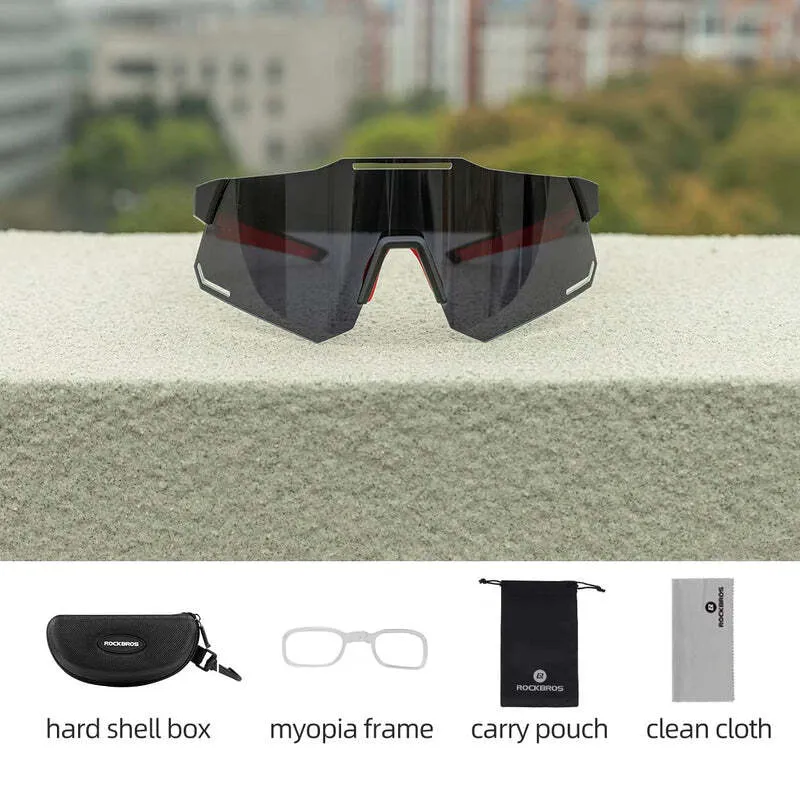 Ochelari de soare pentru bicicletă ROCKBROS UV transparenți