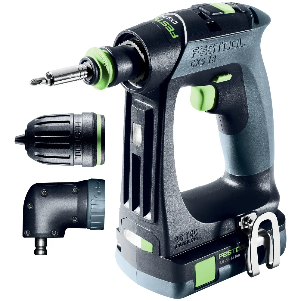 șofer de burghiu Festool CXS 18 C 3.0-Set 18V 3Ah