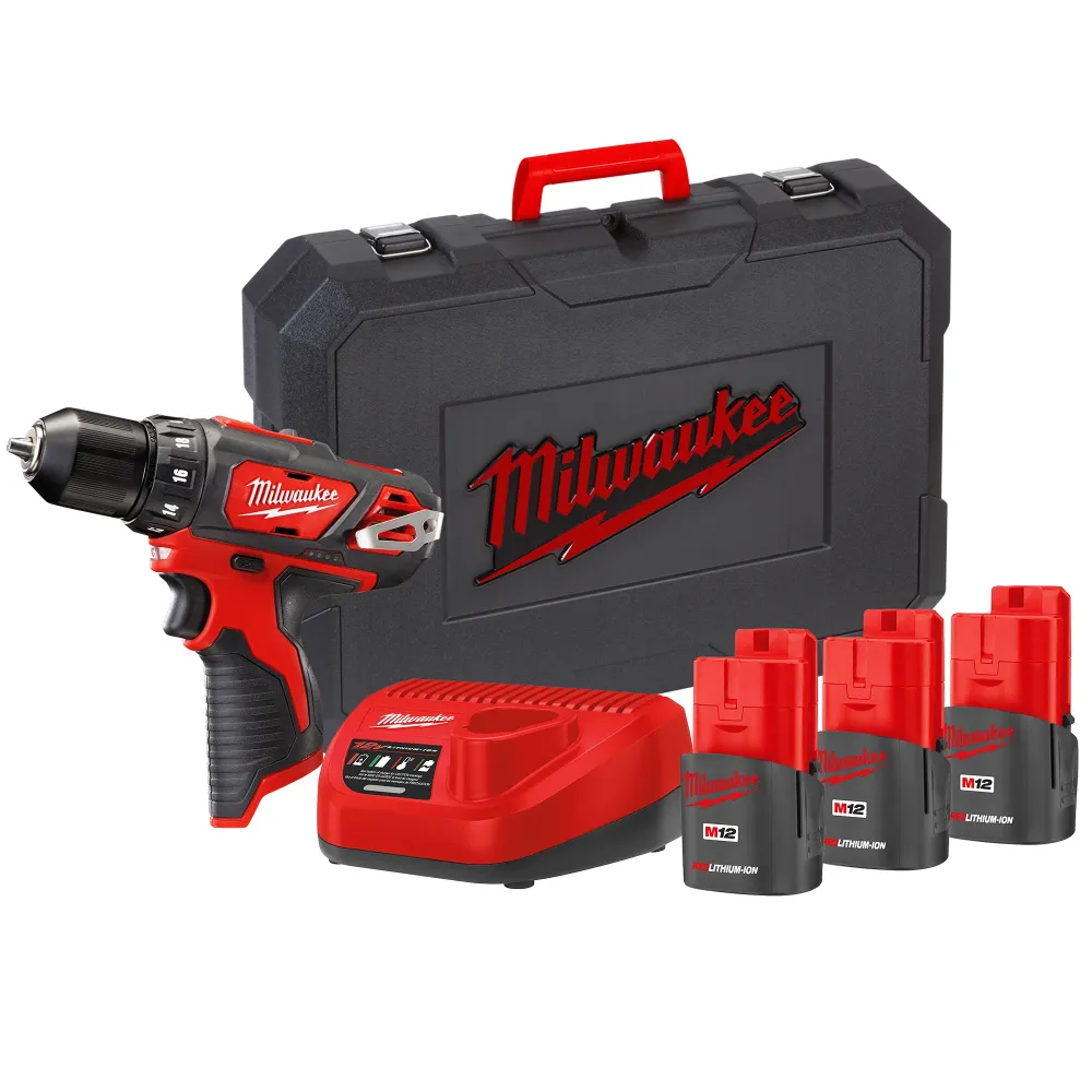 șofer de burghiu Milwaukee M12 BDD-153C 12V 1.5Ah