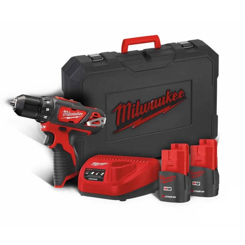 șofer de burghiu Milwaukee M12 BPD-202C 12V 2Ah
