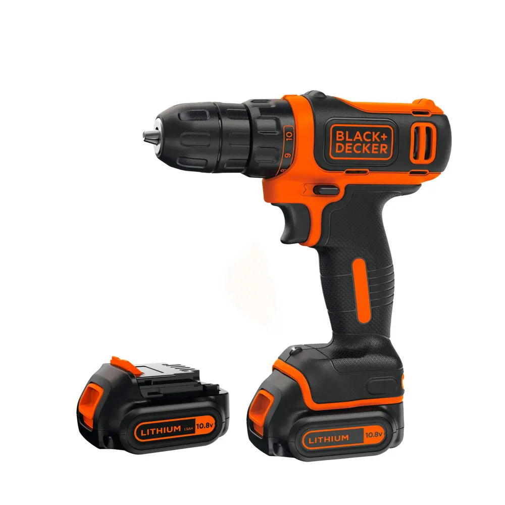 Şofer de găurit Black+Decker BDCDD12KB-QW 10.8V 1.5Ah
