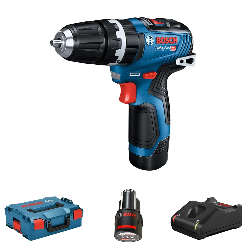 Şofer de găurit Bosch GSB 12V-35 3Ah