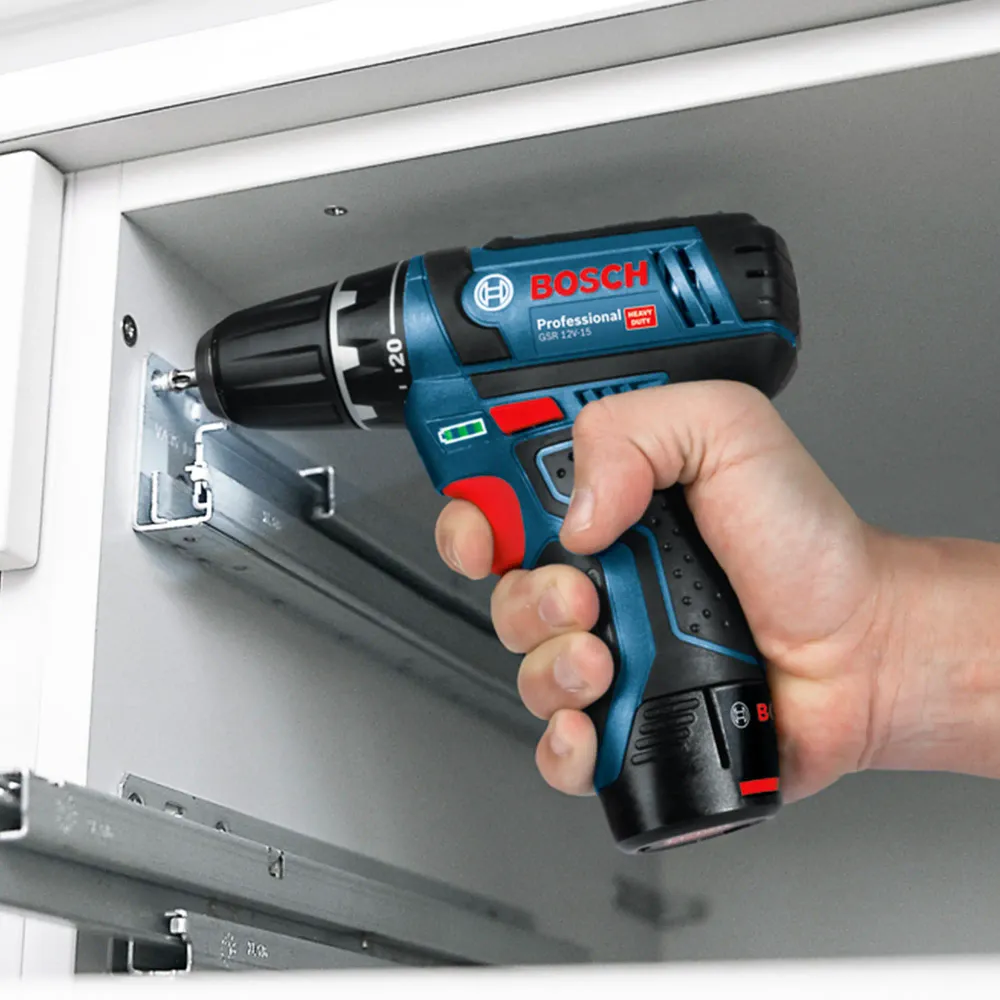 Şofer de găurit Bosch GSR12V-15 12V 2Ah