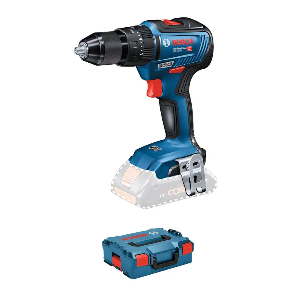 Şofer de găuritor Bosch GSB 18V-55