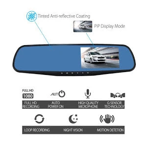 Oglinda auto DVR retrovizoare, camera fata-spate Full HD 1080