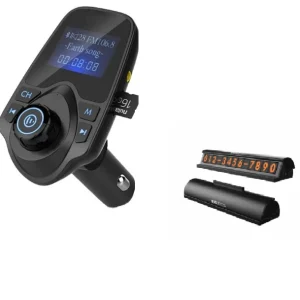 Pachet auto 2 1! Modulator masina + Placuta numar telefon