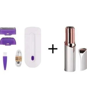 Pachet cosmetic complet: Epilator corp + Trimmer facial