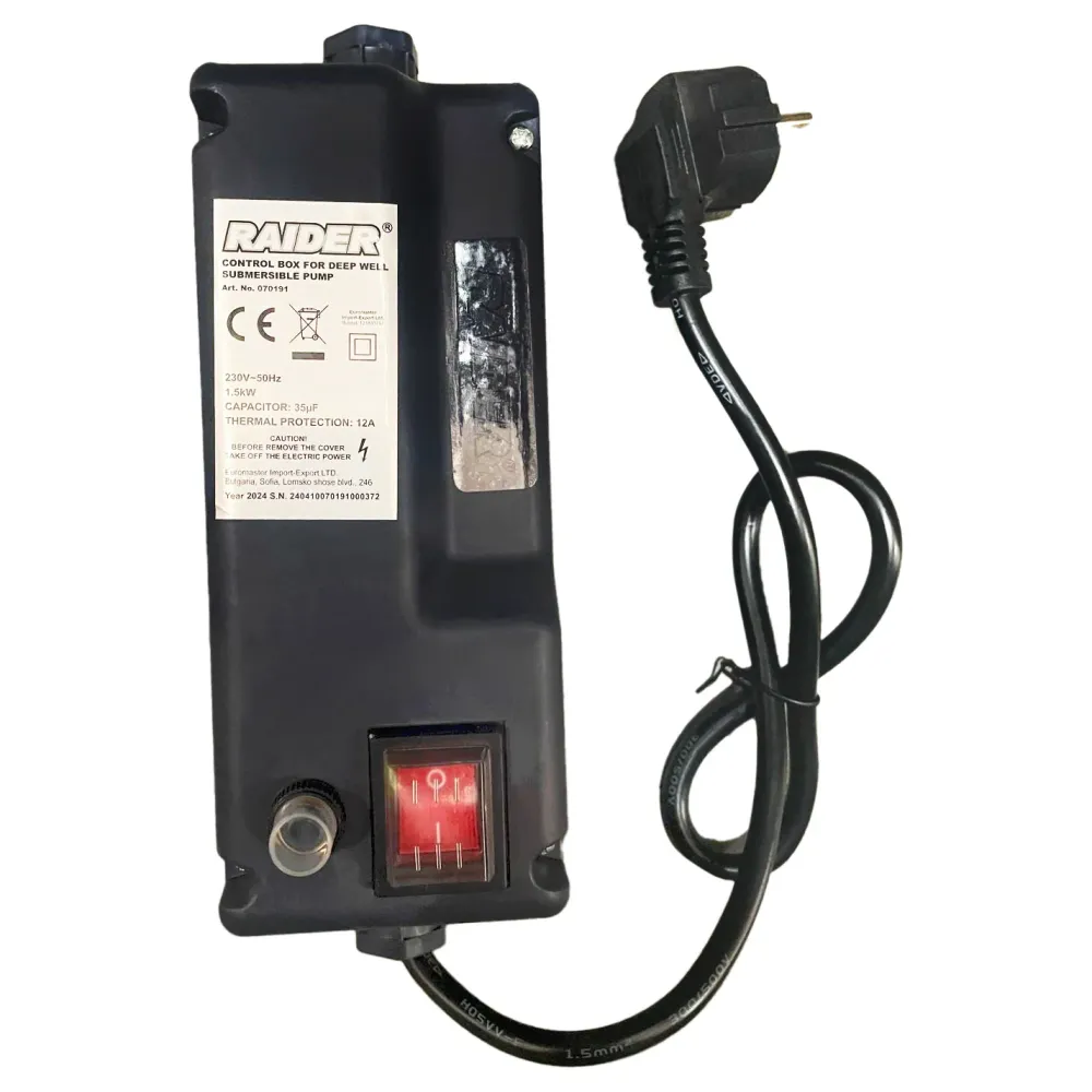 Panou de comanda pentru pompa de adancime, 1.5 kW, Raider 070191