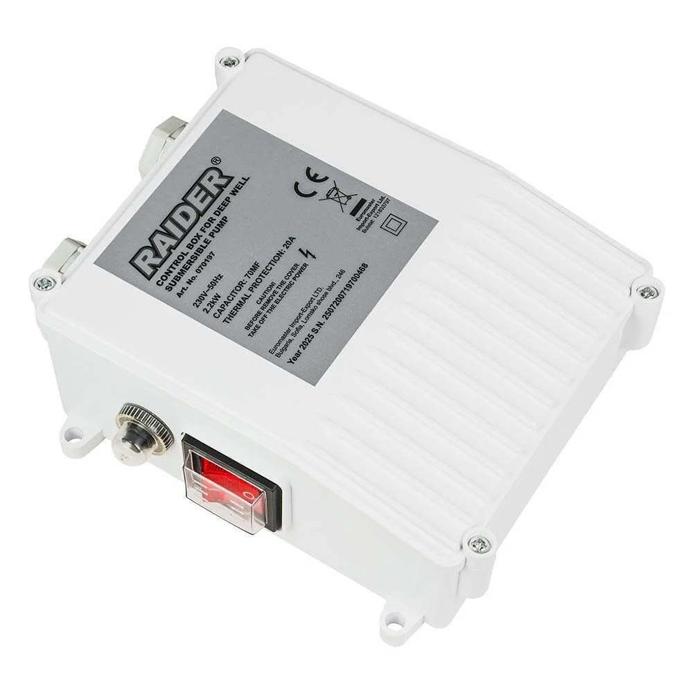 Panou de comanda pentru pompa de adancime, 2.2 kW, Raider 070197