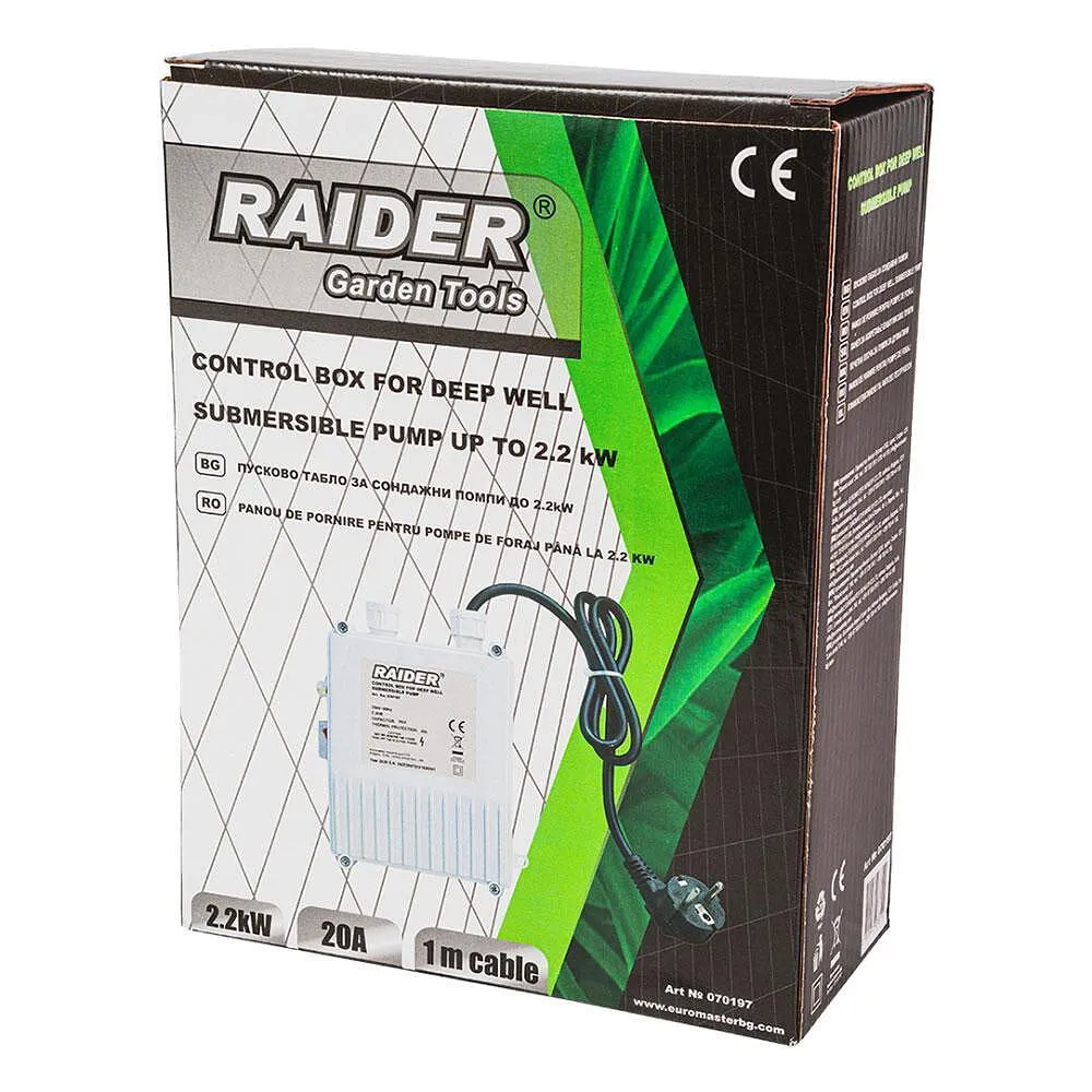 Panou de comanda pentru pompa de adancime, 2.2 kW, Raider 070197