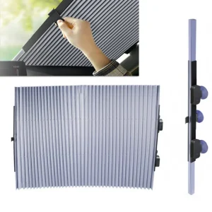 Parasolar Auto Tip Acordeon Cu Fixare Prin Ventuze 65 cm