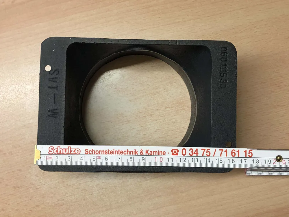 Pata tranzitorie dreptunghiulară la aproximativ Ø 120 mm