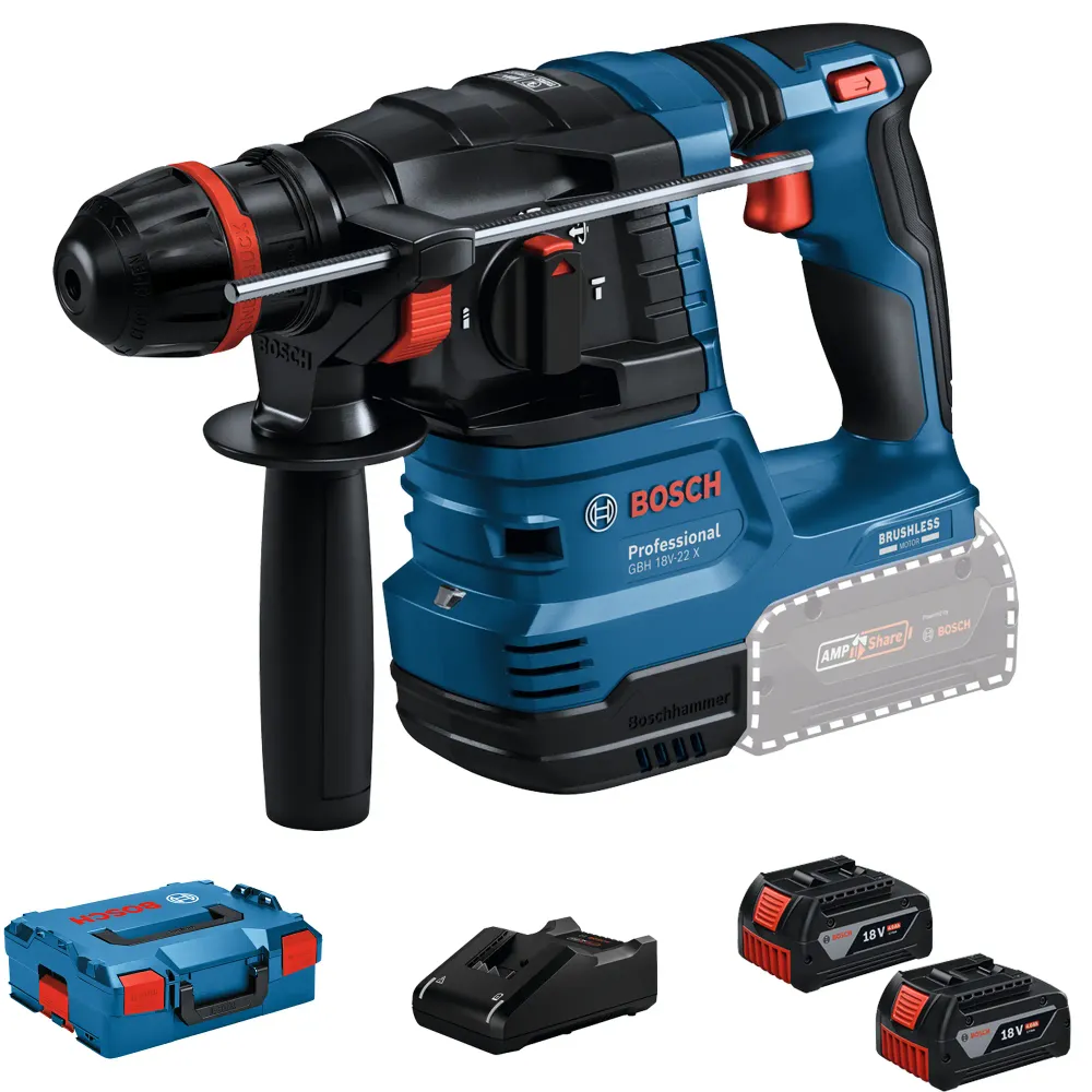 Percuție cu ciocan Bosch GBH 18V-22 X PRO 18V