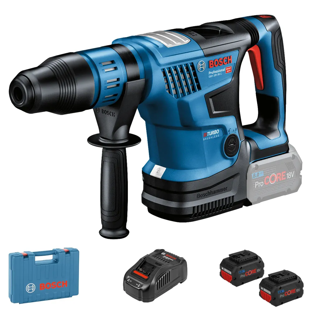 Percuție cu ciocan Bosch GBH 18V-36 C PRO 18V 8Ah