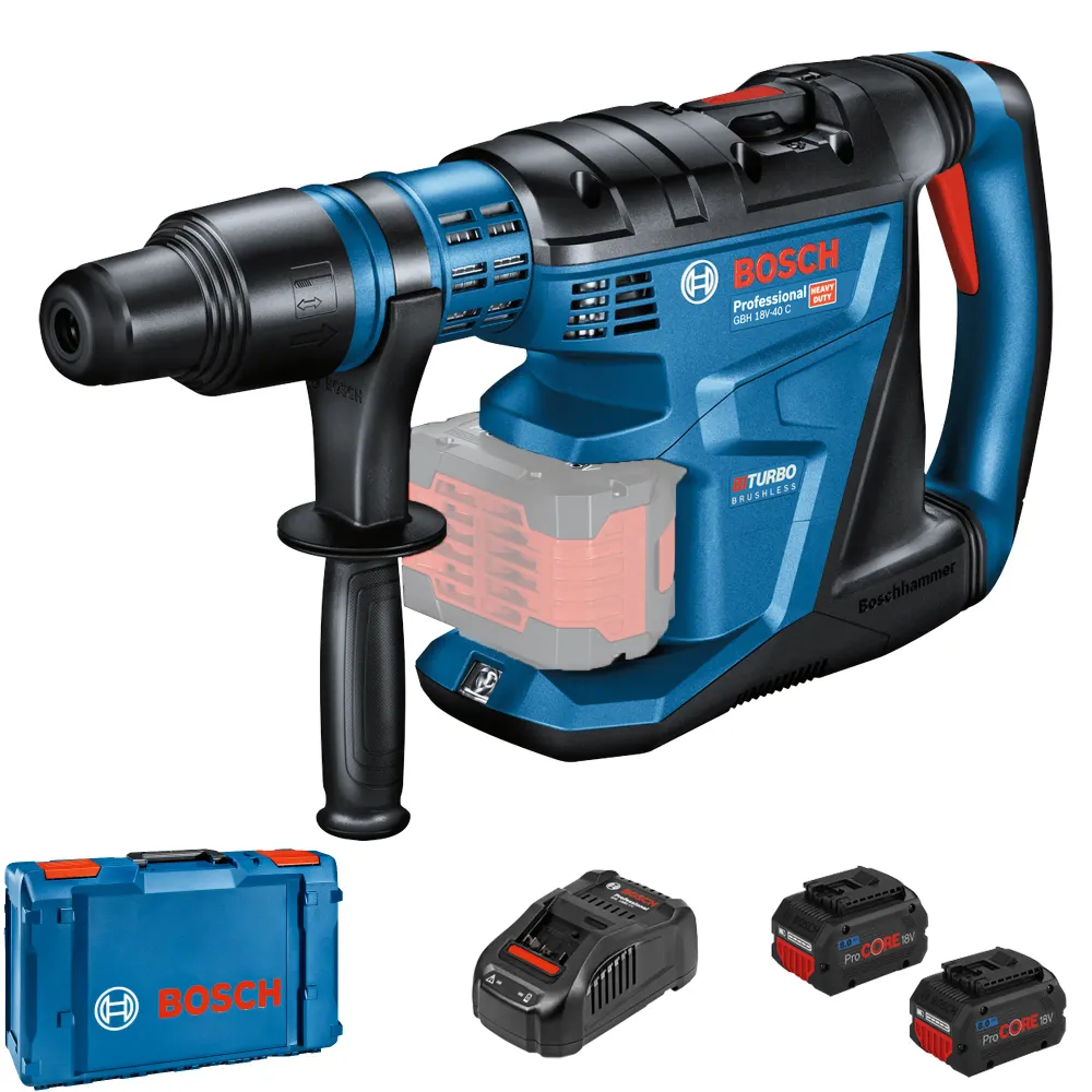 Percuție cu ciocan Bosch GBH 18V-40 C PRO 18V 8Ah