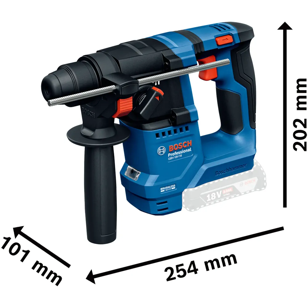 Percutor ciocan Bosch GBH 18V-18 2Ah SDS Plus