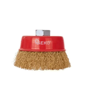 Perie cupa din sarma de otel, 100 mm, Geko G00590-3