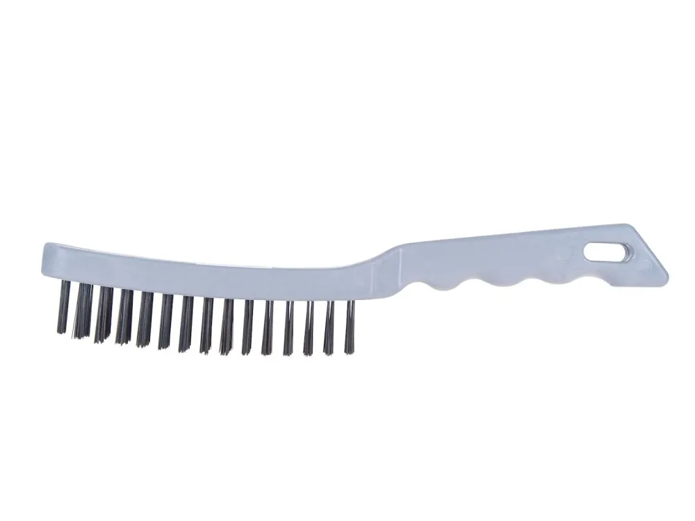 Perie de sarma cu 4 randuri, maner de plastic, Geko G00740