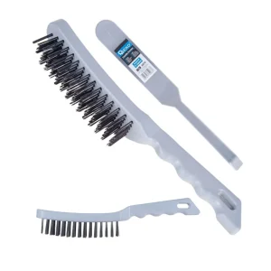 Perie de sarma cu 5 randuri, maner de plastic, Geko G00741