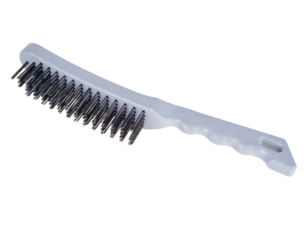 Perie de sarma cu 5 randuri, maner de plastic, Geko G00741