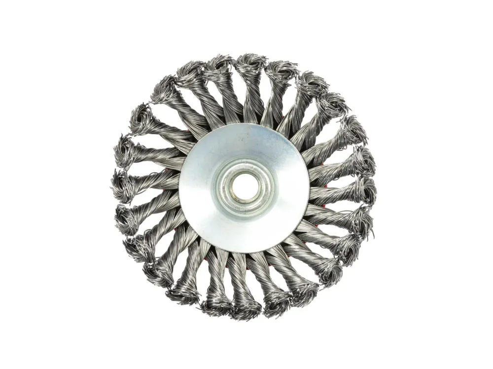 Perie de sarma rotativa laterala, 125 mm, M14, Geko G00607