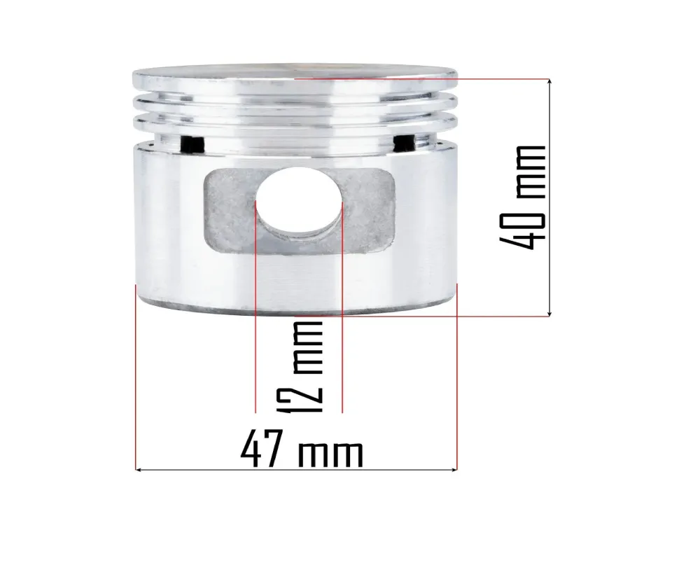 Piston complet pentru compresor, Powermat PM-KO-50T-50TV2-TK