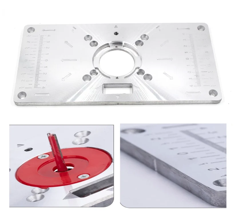 Placa, suport aluminiu pt masa, inversat, pentru oberfreza MICA