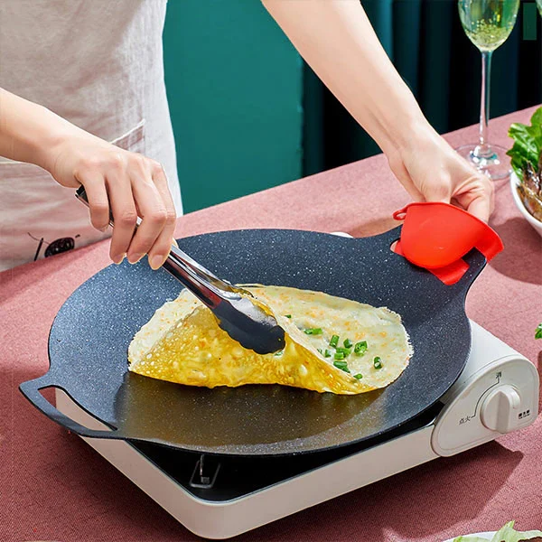 Plita rotunda coreeana pentru gratar 32 cm