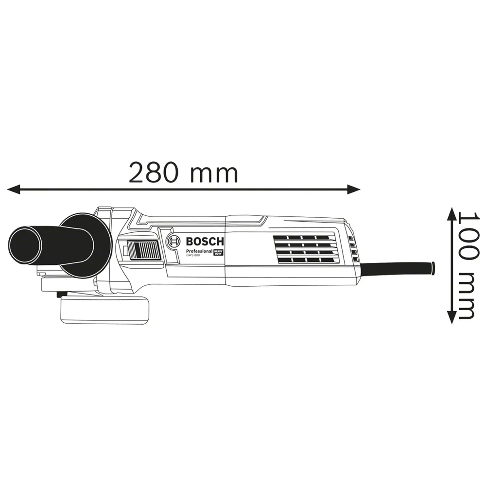 Polizor Bosch GWS 880 PRO 880W