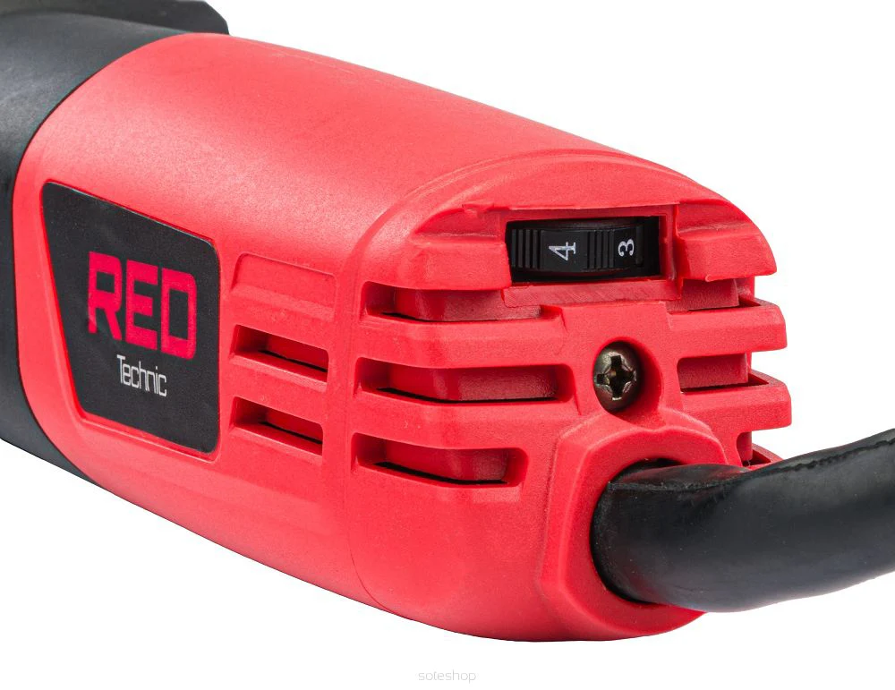 Polizor drept cu accesorii, 1500 W, Red Technic RTSTR0040