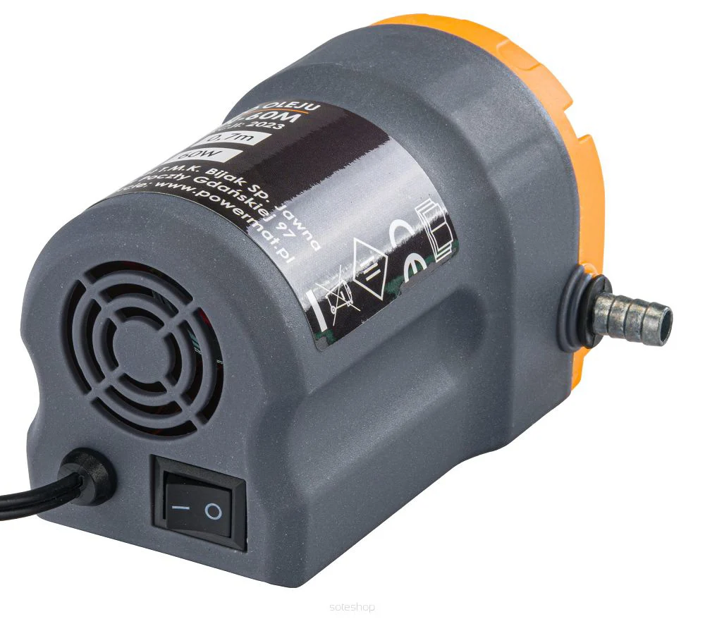 Pompa electrica pentru transfer combustibil PM-CPN-60M, 12 V, Powermat PM1274