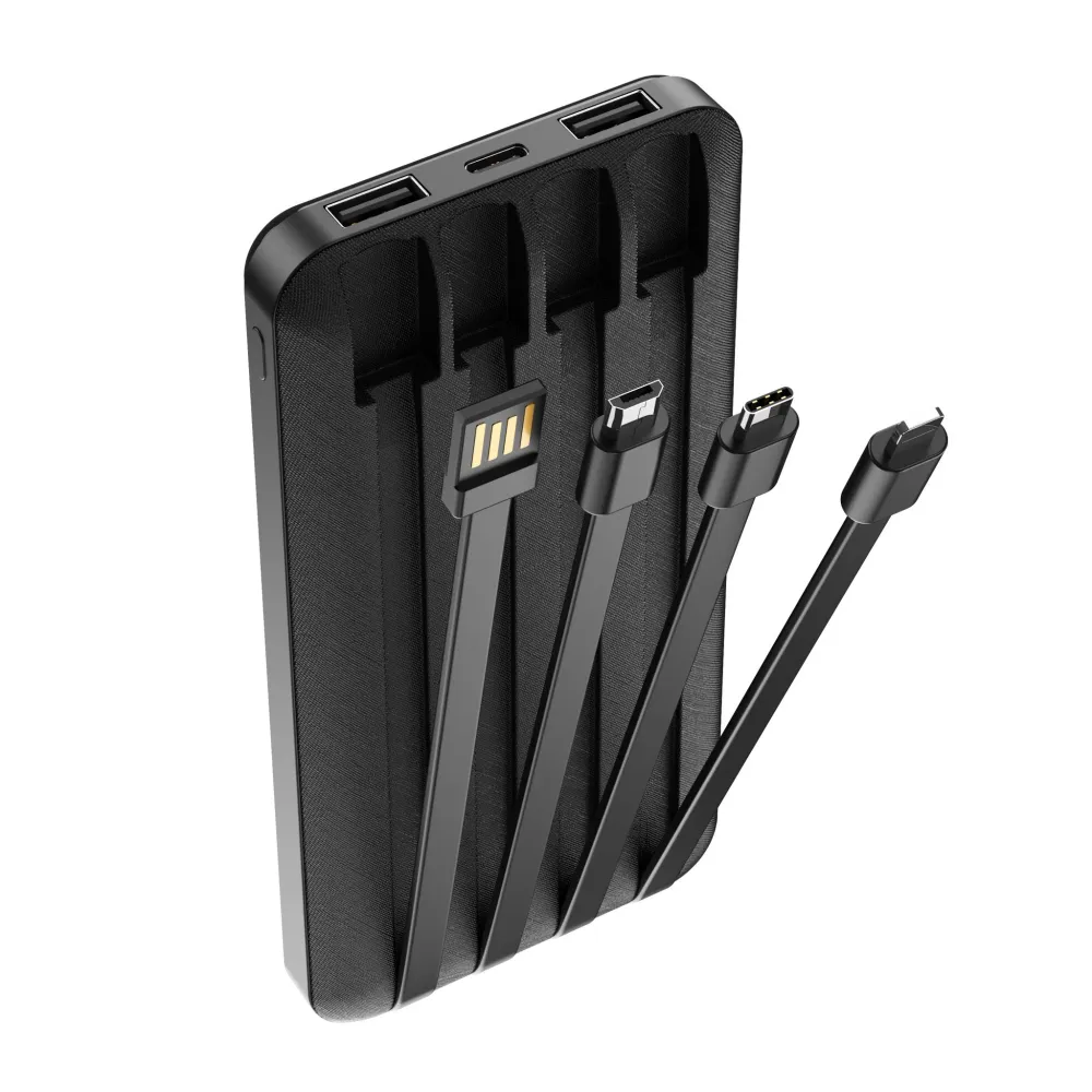 Power bank Forever TB-411 ALLin1 10000 mAh cu cabluri USB-C, Lightning