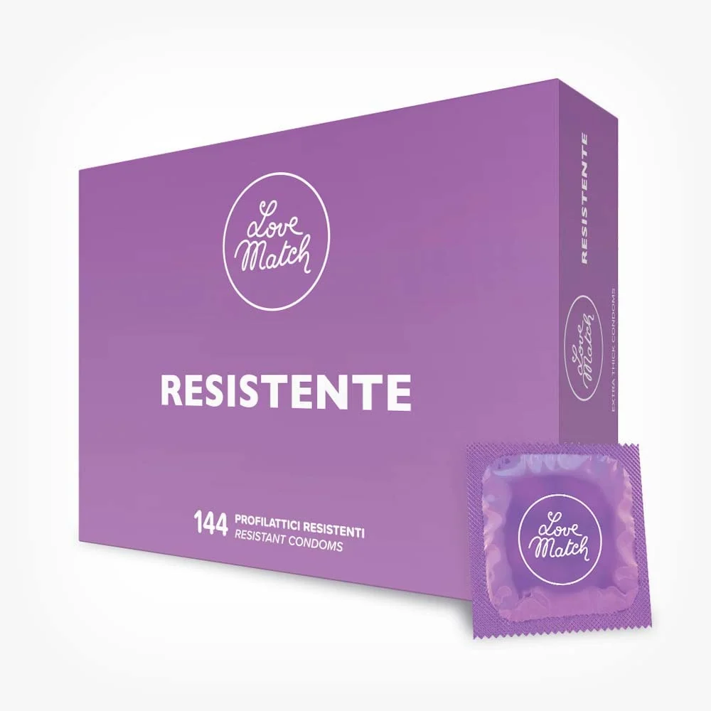 Prezervative profesionale Love Match Resistente, confortabile si durabile, 144 buc