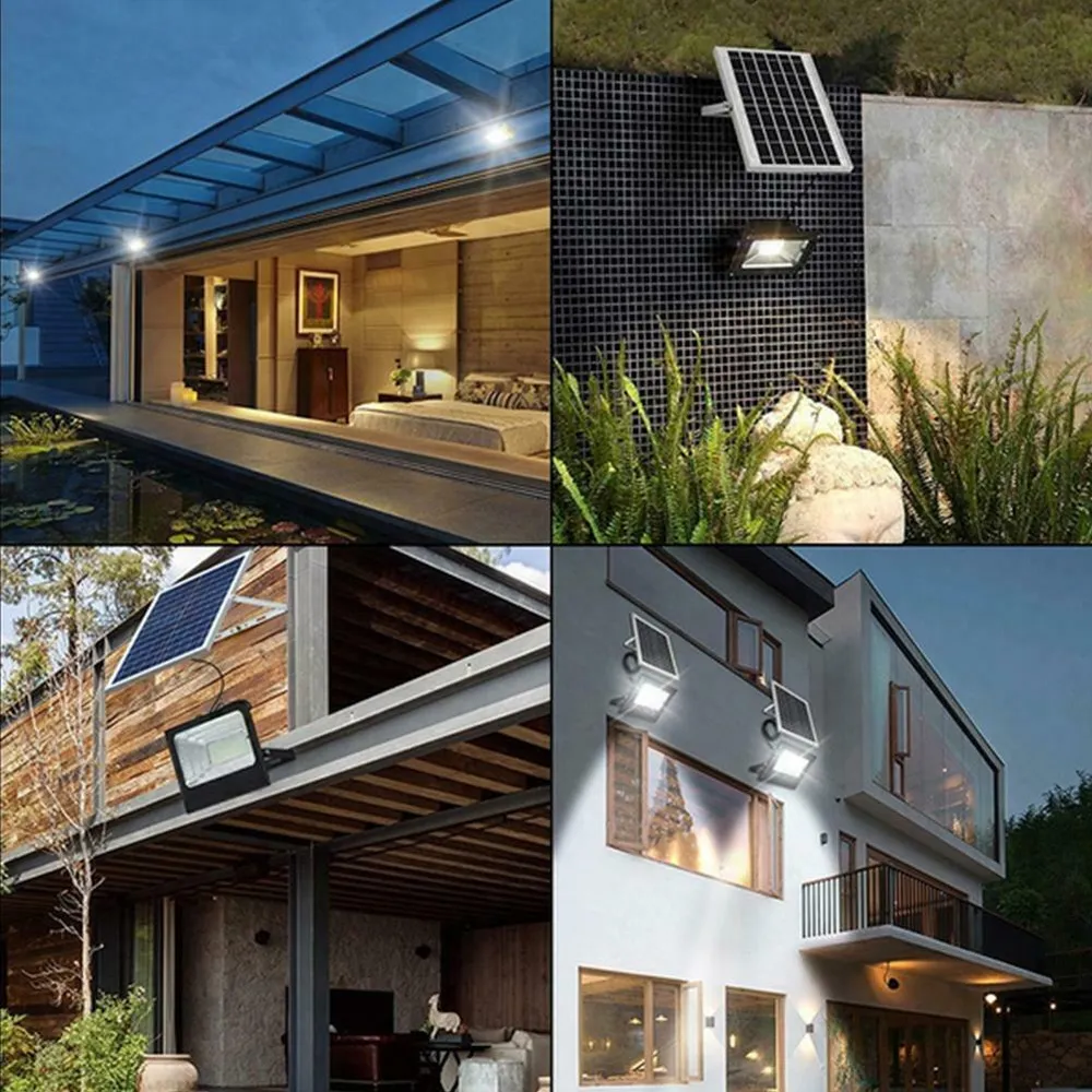 1+1 Proiector 100W , Panou Solar si telecomanda cu functii multiple