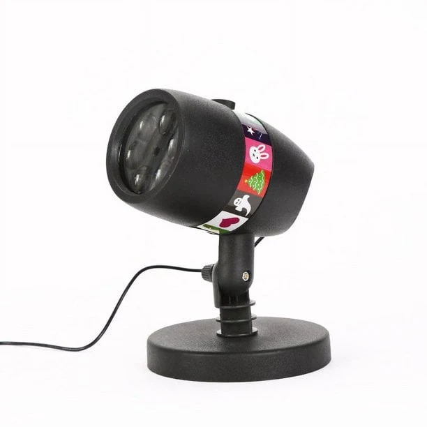 Proiector LED Exterior – 12 Teme Festive • Rezistent la Apă • 2 Programe • 3 Viteze