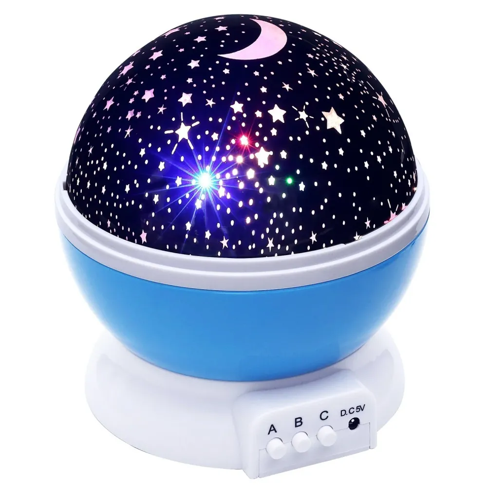 1+1 Proiector rotativ - cu stele si luna