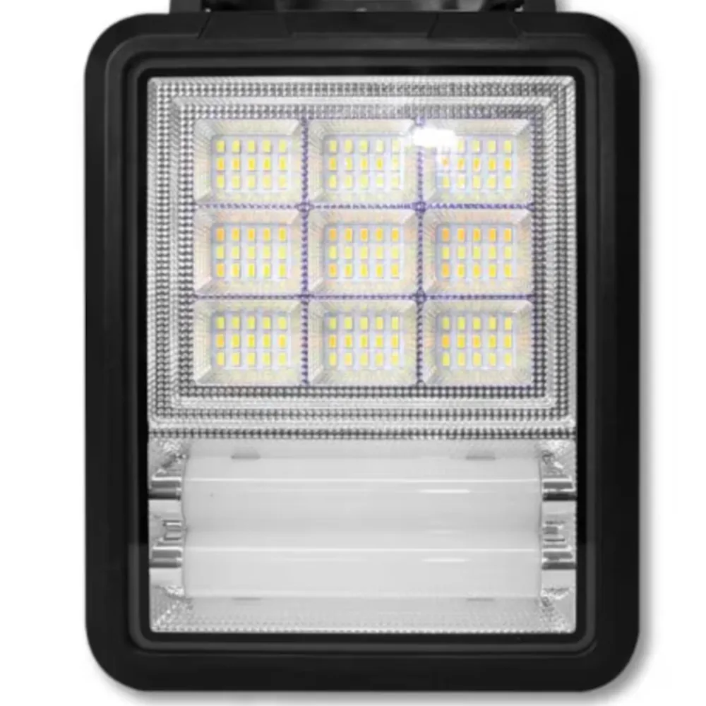 Proiector Solar de lucru 200w mutifunctional portabil kit de urgenta cu 9 celule 195 leduri