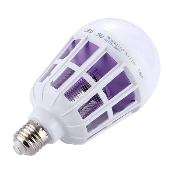 Promo 1+1!Bec 2 1 cu lampa UV impotriva insectelor